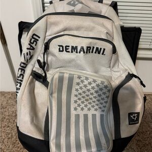 DeMarini Kids Backpack in Black and Gray